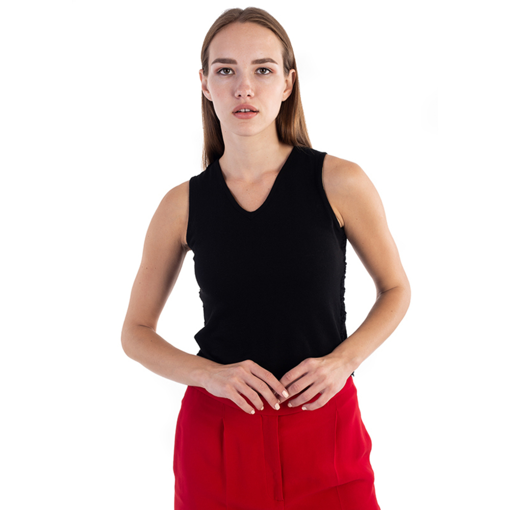 COMPAGNIA ITALIANA BLACK BLOUSE | WOMENS SIZE M